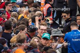 Esteban Ocon (FRA) Alpine F1 Team with fans. 09.07.2022. Formula 1 World Championship, Rd 11, Austrian Grand Prix, Spielberg, Austria, Sprint Day.