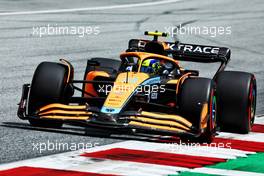 Lando Norris (GBR) McLaren MCL36. 09.07.2022. Formula 1 World Championship, Rd 11, Austrian Grand Prix, Spielberg, Austria, Sprint Day.