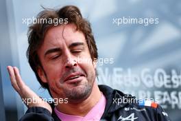 Fernando Alonso (ESP) Alpine F1 Team. 09.07.2022. Formula 1 World Championship, Rd 11, Austrian Grand Prix, Spielberg, Austria, Sprint Day.