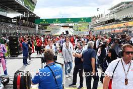 The grid. 09.07.2022. Formula 1 World Championship, Rd 11, Austrian Grand Prix, Spielberg, Austria, Sprint Day.