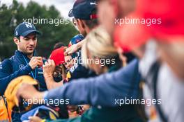 Nicholas Latifi (CDN) Williams Racing with fans. 09.07.2022. Formula 1 World Championship, Rd 11, Austrian Grand Prix, Spielberg, Austria, Sprint Day.