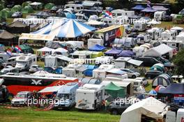 Circuit atmosphere - camping, caravan, and motorhome area for the fans. 09.07.2022. Formula 1 World Championship, Rd 11, Austrian Grand Prix, Spielberg, Austria, Sprint Day.