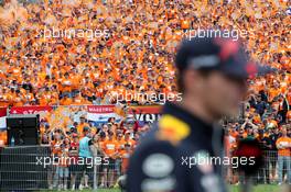 Max Verstappen (NLD) Red Bull Racing on the drivers parade. 10.07.2022. Formula 1 World Championship, Rd 11, Austrian Grand Prix, Spielberg, Austria, Race Day.