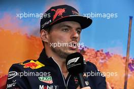 Max Verstappen (NLD) Red Bull Racing in the FIA Press Conference. 07.07.2022. Formula 1 World Championship, Rd 11, Austrian Grand Prix, Spielberg, Austria, Preparation Day.