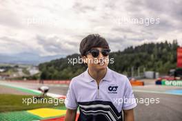Yuki Tsunoda (JPN) AlphaTaur walks the circuit. 07.07.2022. Formula 1 World Championship, Rd 11, Austrian Grand Prix, Spielberg, Austria, Preparation Day.