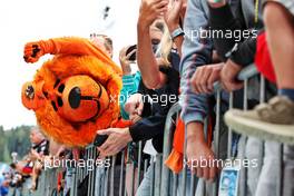 Pit atmosphere - Dutch Lion mascot. 07.07.2022. Formula 1 World Championship, Rd 11, Austrian Grand Prix, Spielberg, Austria, Preparation Day.