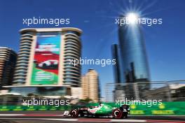 Guanyu Zhou (CHN) Alfa Romeo F1 Team C42. 10.06.2022. Formula 1 World Championship, Rd 8, Azerbaijan Grand Prix, Baku Street Circuit, Azerbaijan, Practice Day.