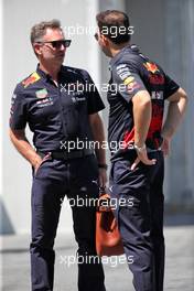 Christian Horner (GBR) Red Bull Racing Team Principal. 10.06.2022. Formula 1 World Championship, Rd 8, Azerbaijan Grand Prix, Baku Street Circuit, Azerbaijan, Practice Day.