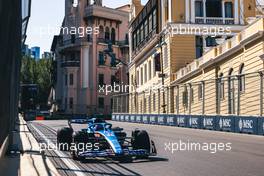 Fernando Alonso (ESP) Alpine F1 Team A522. 10.06.2022. Formula 1 World Championship, Rd 8, Azerbaijan Grand Prix, Baku Street Circuit, Azerbaijan, Practice Day.