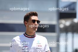 George Russell (GBR) Mercedes AMG F1. 10.06.2022. Formula 1 World Championship, Rd 8, Azerbaijan Grand Prix, Baku Street Circuit, Azerbaijan, Practice Day.