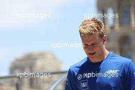 Mick Schumacher (GER) Haas F1 Team. 10.06.2022. Formula 1 World Championship, Rd 8, Azerbaijan Grand Prix, Baku Street Circuit, Azerbaijan, Practice Day.