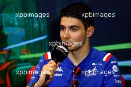 Esteban Ocon (FRA) Alpine F1 Team in the FIA Press Conference. 10.06.2022. Formula 1 World Championship, Rd 8, Azerbaijan Grand Prix, Baku Street Circuit, Azerbaijan, Practice Day.