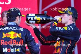 Max Verstappen (NLD), Red Bull Racing  12.06.2022. Formula 1 World Championship, Rd 8, Azerbaijan Grand Prix, Baku Street Circuit, Azerbaijan, Race Day. Podium