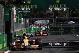 Lando Norris (GBR) McLaren MCL36. 12.06.2022. Formula 1 World Championship, Rd 8, Azerbaijan Grand Prix, Baku Street Circuit, Azerbaijan, Race Day.