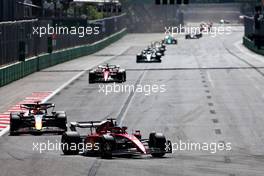 Charles Leclerc (MON) Ferrari F1-75. 12.06.2022. Formula 1 World Championship, Rd 8, Azerbaijan Grand Prix, Baku Street Circuit, Azerbaijan, Race Day.