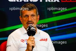 Guenther Steiner (ITA) Haas F1 Team Prinicipal in the FIA Press Conference. 11.06.2022. Formula 1 World Championship, Rd 8, Azerbaijan Grand Prix, Baku Street Circuit, Azerbaijan, Qualifying Day.