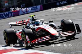 Mick Schumacher (GER) Haas VF-22. 11.06.2022. Formula 1 World Championship, Rd 8, Azerbaijan Grand Prix, Baku Street Circuit, Azerbaijan, Qualifying Day.