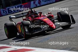 Charles Leclerc (MON) Ferrari F1-75. 11.06.2022. Formula 1 World Championship, Rd 8, Azerbaijan Grand Prix, Baku Street Circuit, Azerbaijan, Qualifying Day.