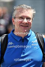 Pat Fry (GBR) Alpine F1 Team Chief Technical Officer. 11.06.2022. Formula 1 World Championship, Rd 8, Azerbaijan Grand Prix, Baku Street Circuit, Azerbaijan, Qualifying Day.