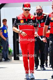 Charles Leclerc (MON) Ferrari. 11.06.2022. Formula 1 World Championship, Rd 8, Azerbaijan Grand Prix, Baku Street Circuit, Azerbaijan, Qualifying Day.