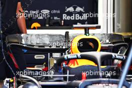 Max Verstappen (NLD) Red Bull Racing RB18 - rear wing. 11.06.2022. Formula 1 World Championship, Rd 8, Azerbaijan Grand Prix, Baku Street Circuit, Azerbaijan, Qualifying Day.