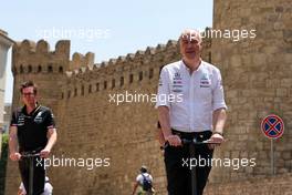Mercedes AMG F1. 09.06.2022. Formula 1 World Championship, Rd 8, Azerbaijan Grand Prix, Baku Street Circuit, Azerbaijan, Preparation Day.