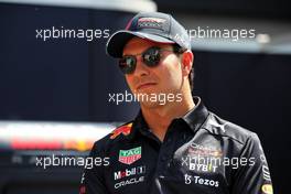 Sergio Perez (MEX) Red Bull Racing. 09.06.2022. Formula 1 World Championship, Rd 8, Azerbaijan Grand Prix, Baku Street Circuit, Azerbaijan, Preparation Day.