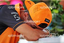 Lando Norris (GBR) McLaren. 09.06.2022. Formula 1 World Championship, Rd 8, Azerbaijan Grand Prix, Baku Street Circuit, Azerbaijan, Preparation Day.