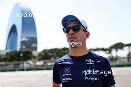 Nicholas Latifi (CDN) Williams Racing walks the circuit. 09.06.2022. Formula 1 World Championship, Rd 8, Azerbaijan Grand Prix, Baku Street Circuit, Azerbaijan, Preparation Day.