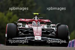 Guanyu Zhou (CHN) Alfa Romeo F1 Team C42. 26.08.2022. Formula 1 World Championship, Rd 14, Belgian Grand Prix, Spa Francorchamps, Belgium, Practice Day.