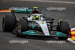 Lewis Hamilton (GBR) Mercedes AMG F1 W13. 26.08.2022. Formula 1 World Championship, Rd 14, Belgian Grand Prix, Spa Francorchamps, Belgium, Practice Day.