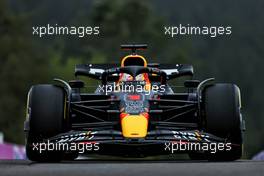 Max Verstappen (NLD) Red Bull Racing RB18. 26.08.2022. Formula 1 World Championship, Rd 14, Belgian Grand Prix, Spa Francorchamps, Belgium, Practice Day.