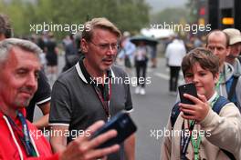 Mika Hakkinen (FIN). 26.08.2022. Formula 1 World Championship, Rd 14, Belgian Grand Prix, Spa Francorchamps, Belgium, Practice Day.