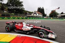 Guanyu Zhou (CHN) Alfa Romeo F1 Team C42. 26.08.2022. Formula 1 World Championship, Rd 14, Belgian Grand Prix, Spa Francorchamps, Belgium, Practice Day.