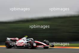 Mick Schumacher (GER) Haas VF-22. 26.08.2022. Formula 1 World Championship, Rd 14, Belgian Grand Prix, Spa Francorchamps, Belgium, Practice Day.