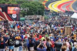 Circuit atmosphere - fans. 26.08.2022. Formula 1 World Championship, Rd 14, Belgian Grand Prix, Spa Francorchamps, Belgium, Practice Day.