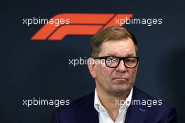 Markus Duesmann (GER) Audi Chief Executive Office at a press conference announcing that Audi has officially registered as an F1 engine manufacturer for the 2026 regulations. 26.08.2022. Formula 1 World Championship, Rd 14, Belgian Grand Prix, Spa Francorchamps, Belgium, Practice Day.