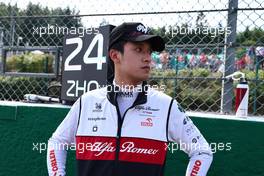 Guanyu Zhou (CHN) Alfa Romeo F1 Team C42. 28.08.2022. Formula 1 World Championship, Rd 14, Belgian Grand Prix, Spa Francorchamps, Belgium, Race Day.