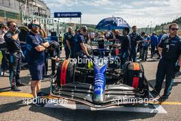 Nicholas Latifi (CDN) Williams Racing FW44 on the grid. 28.08.2022. Formula 1 World Championship, Rd 14, Belgian Grand Prix, Spa Francorchamps, Belgium, Race Day.