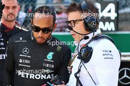 Lewis Hamilton (GBR) Mercedes AMG F1 W13. 28.08.2022. Formula 1 World Championship, Rd 14, Belgian Grand Prix, Spa Francorchamps, Belgium, Race Day.