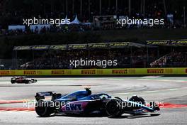 Esteban Ocon (FRA) Alpine F1 Team A522. 28.08.2022. Formula 1 World Championship, Rd 14, Belgian Grand Prix, Spa Francorchamps, Belgium, Race Day.