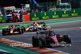 Carlos Sainz Jr (ESP) Ferrari F1-75. 28.08.2022. Formula 1 World Championship, Rd 14, Belgian Grand Prix, Spa Francorchamps, Belgium, Race Day.