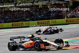 Lando Norris (GBR) McLaren MCL36. 28.08.2022. Formula 1 World Championship, Rd 14, Belgian Grand Prix, Spa Francorchamps, Belgium, Race Day.