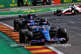 Fernando Alonso (ESP) Alpine F1 Team A522.  28.08.2022. Formula 1 World Championship, Rd 14, Belgian Grand Prix, Spa Francorchamps, Belgium, Race Day.