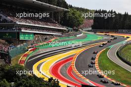 The start of the race. 28.08.2022. Formula 1 World Championship, Rd 14, Belgian Grand Prix, Spa Francorchamps, Belgium, Race Day.