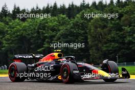 Sergio Perez (MEX) Red Bull Racing RB18. 27.08.2022. Formula 1 World Championship, Rd 14, Belgian Grand Prix, Spa Francorchamps, Belgium, Qualifying Day.