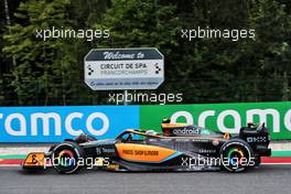 Lando Norris (GBR) McLaren MCL36. 27.08.2022. Formula 1 World Championship, Rd 14, Belgian Grand Prix, Spa Francorchamps, Belgium, Qualifying Day.