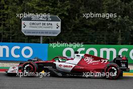 Valtteri Bottas (FIN) Alfa Romeo F1 Team C42. 27.08.2022. Formula 1 World Championship, Rd 14, Belgian Grand Prix, Spa Francorchamps, Belgium, Qualifying Day.