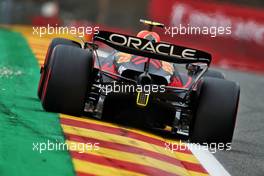 Sergio Perez (MEX) Red Bull Racing RB18. 27.08.2022. Formula 1 World Championship, Rd 14, Belgian Grand Prix, Spa Francorchamps, Belgium, Qualifying Day.
