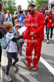 Lewis Hamilton (GBR) Mercedes AMG F1. 28.08.2022. Formula 1 World Championship, Rd 14, Belgian Grand Prix, Spa Francorchamps, Belgium, Race Day.
